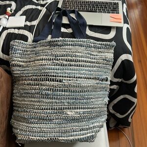Large Denim Tote As Is
